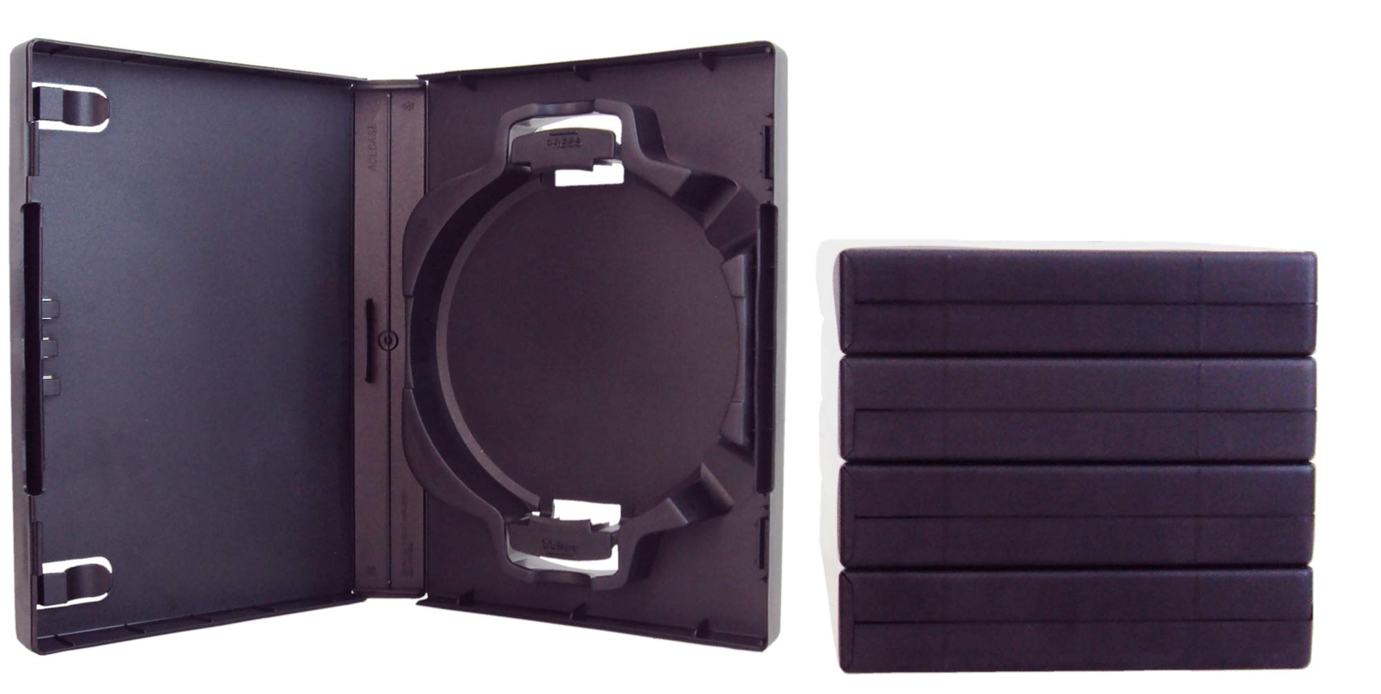 Amazon.com: (5) Chubby Black DVD Library Replacement Ace Cases